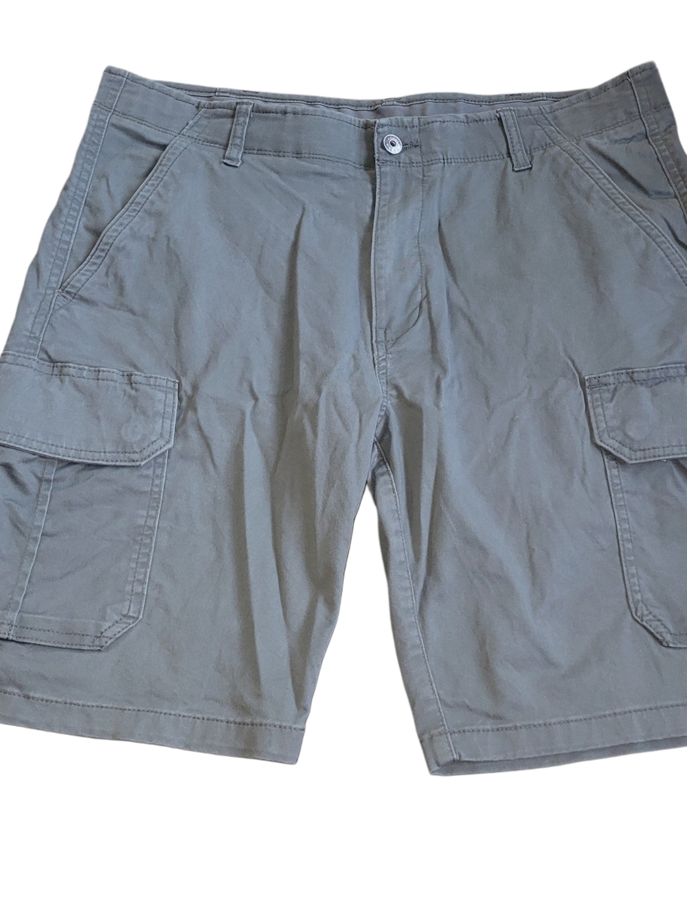 Denver Hayes Men's Light Olive Green  Cargo Shorts Size 36